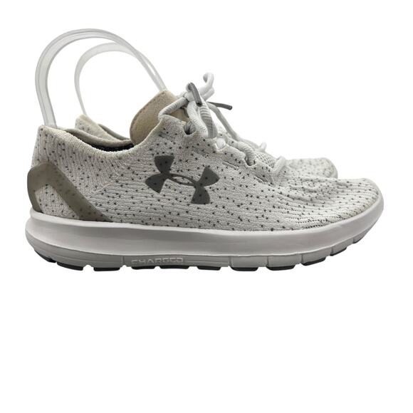 Under Armour Womens 6 Shoe SpeedForm Slingride Running Trainer White 3000397-100 - Picture 1 of 13